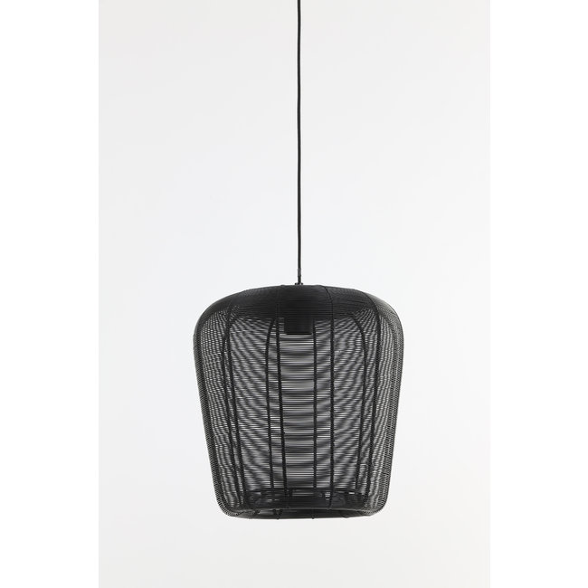 Light en Living Hanglamp Adeta zwart of goud - meerdere afmetingen