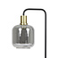 Light & Living Vloerlamp Ø28x155 cm LEKAR antiek brons+smoke glas