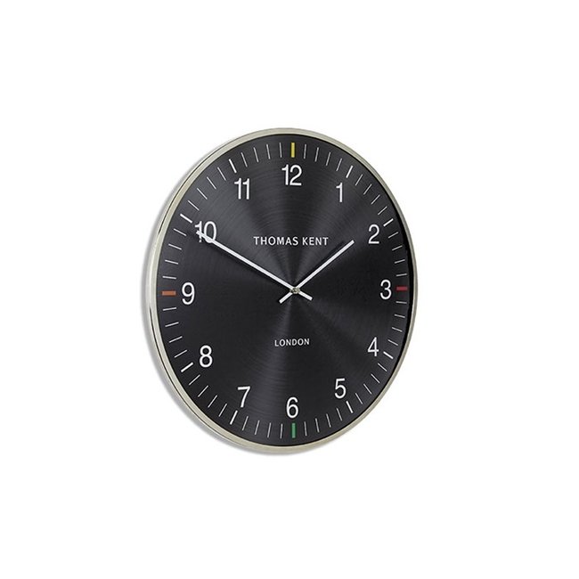 Thomas Kent Klok Thomas Kent Oyster S aubergine/zilver  - Ø40CM