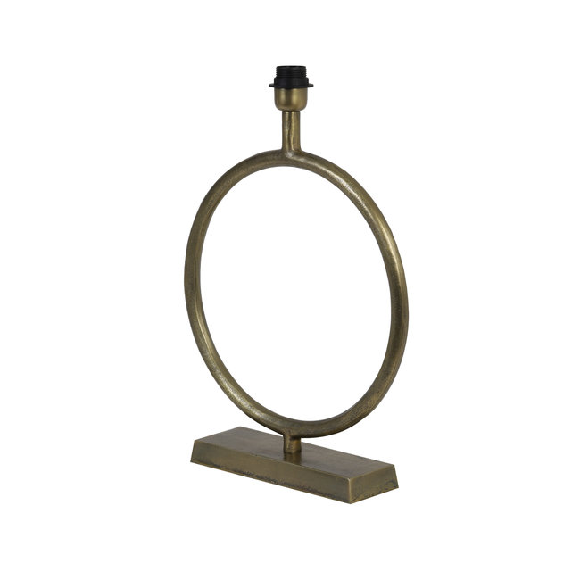 Light en Living Lampvoet LIVU ruw antiek brons - 40x12,5x52 cm