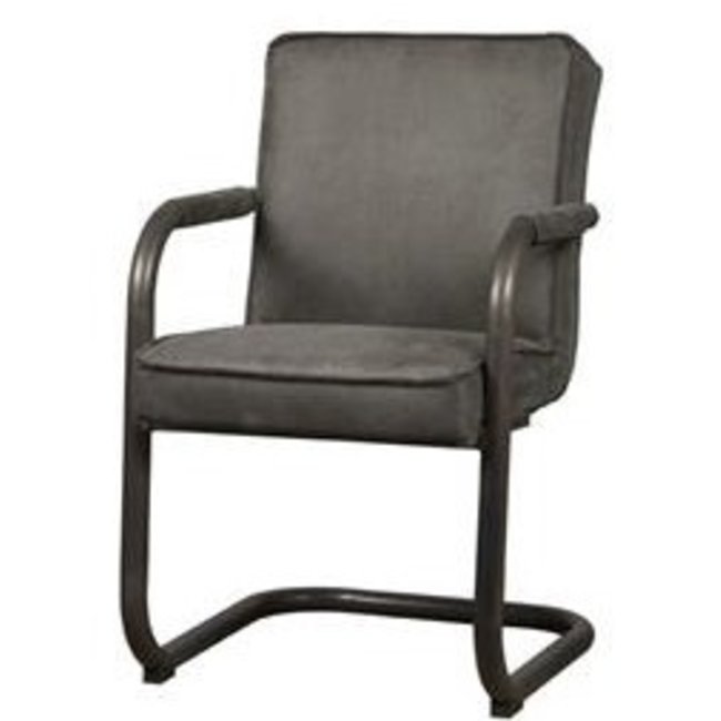 Tower Living Eettafelstoel Volano - Groen, cognac en antraciet