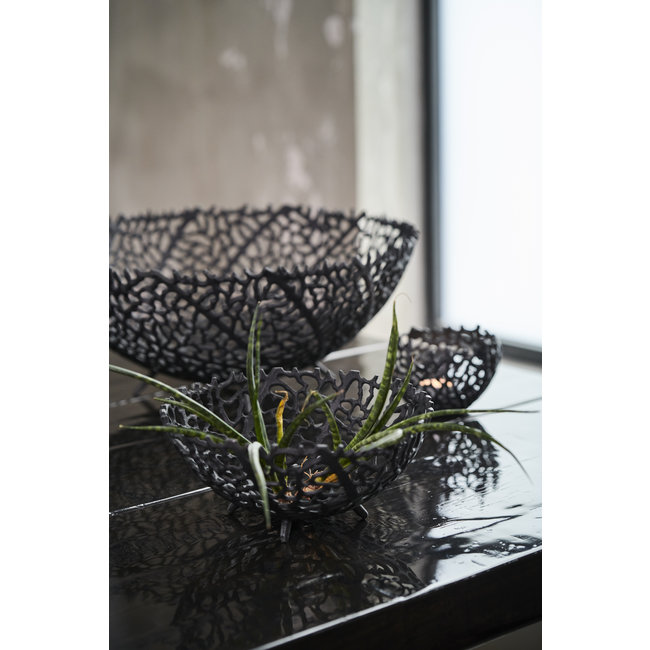 Light en Living Schaal Ø35,5x14 cm GALAXA antiek goud of zwart