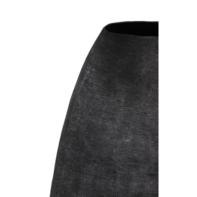 Light en Living VVaas deco GIVRON mat zwart Ø18x26 cm