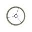 Light en Living Lampenkap cilinder VANDY olive 30-30-21 cm