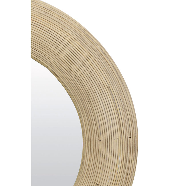 Light en Living Spiegel Ø71 cm PIEDRE rotan naturel
