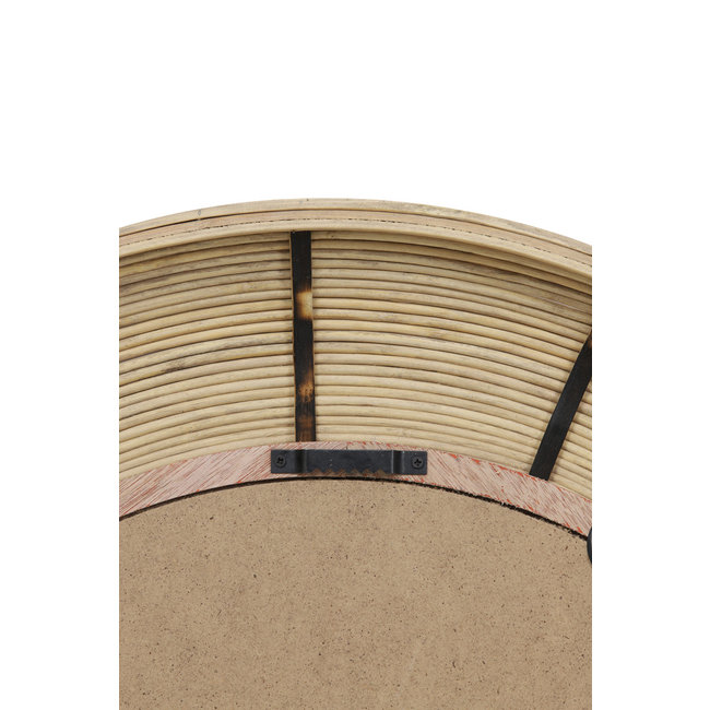 Light en Living Spiegel Ø71 cm PIEDRE rotan naturel