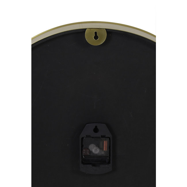 Light en Living Klok Ø41 cm SEPONI zwart-goud