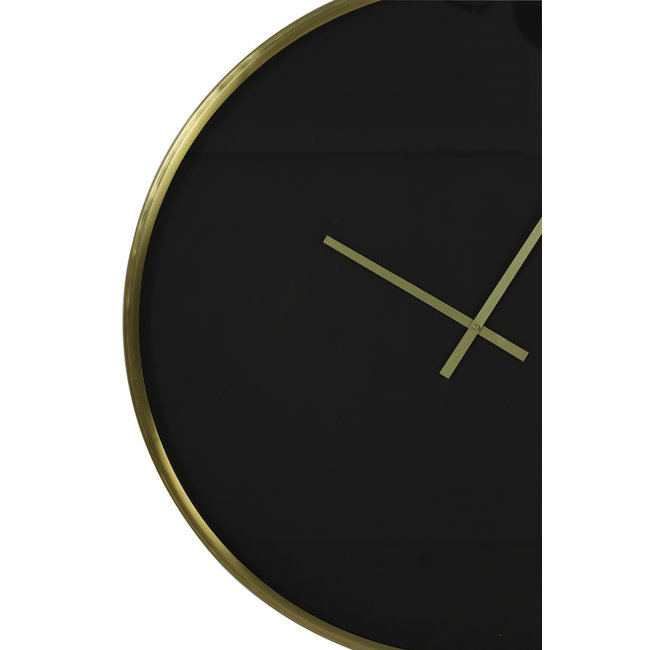 Light en Living Klok Ø41 cm SEPONI zwart-goud