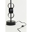 Light en Living Lampvoet Ø15x42 cm CIRCULUM mat  zwart