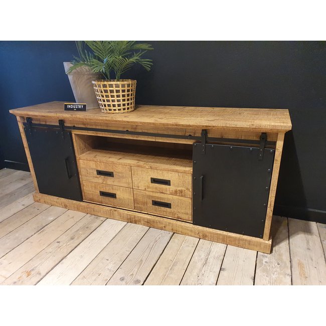 WoonMax Dressoir Industry Mango Groot met 2 deuren en 2 lades