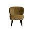 Woood Sara Fauteuil Fluweel Army