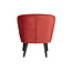 Woood Sara Fauteuil Fluweel Raspberry