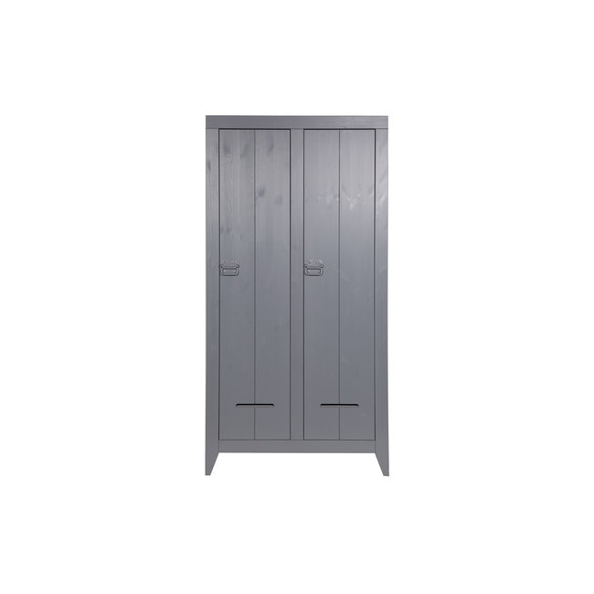 Woood Kluiskast Geborsteld Steel Grey [fsc]