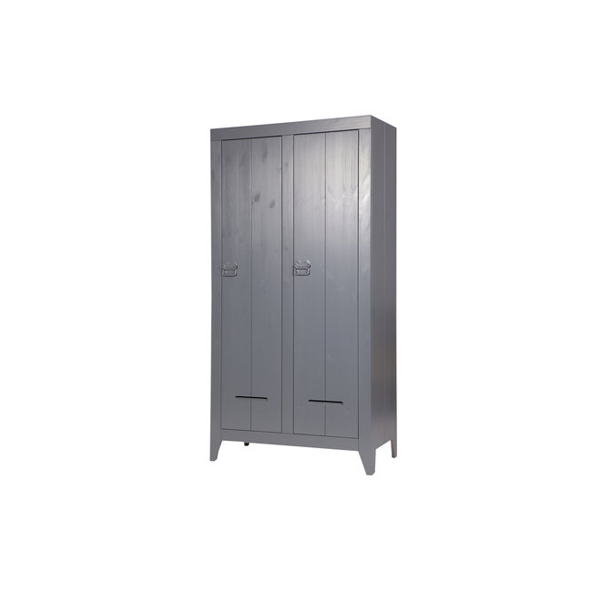 Woood Kluiskast Geborsteld Steel Grey [fsc]