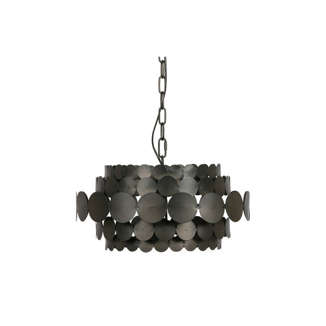 Woood Kaki Hanglamp Metaal Zwart