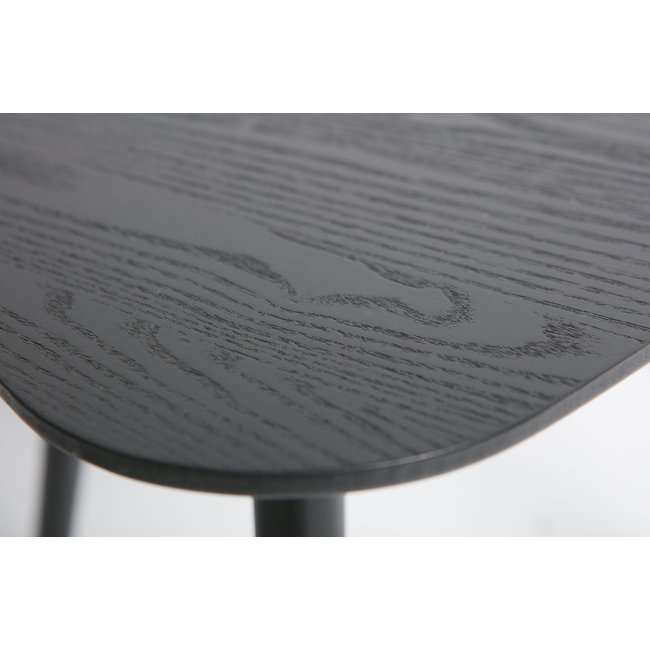 Woood Set van  2 - Nila Bijzettafels Zwart