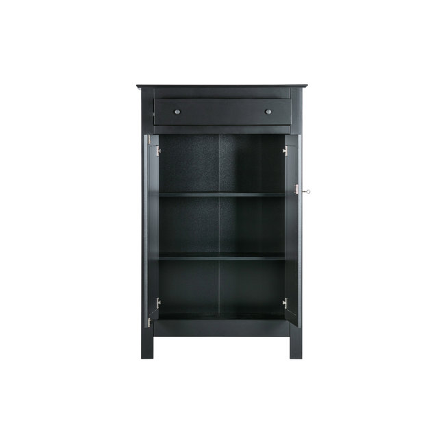 Woood Eva Meidenkast Grenen Diep Zwart [fsc]