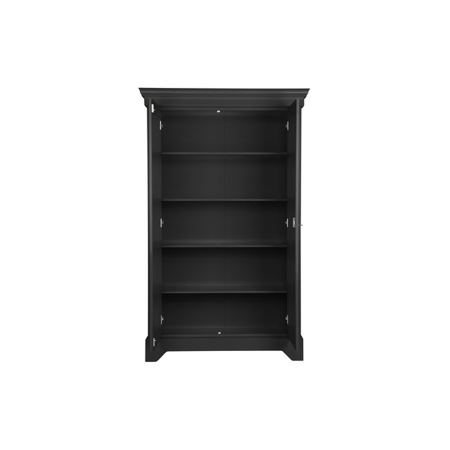 Woood Isabel Brocante Kast Grenen Diep Zwart [fsc]