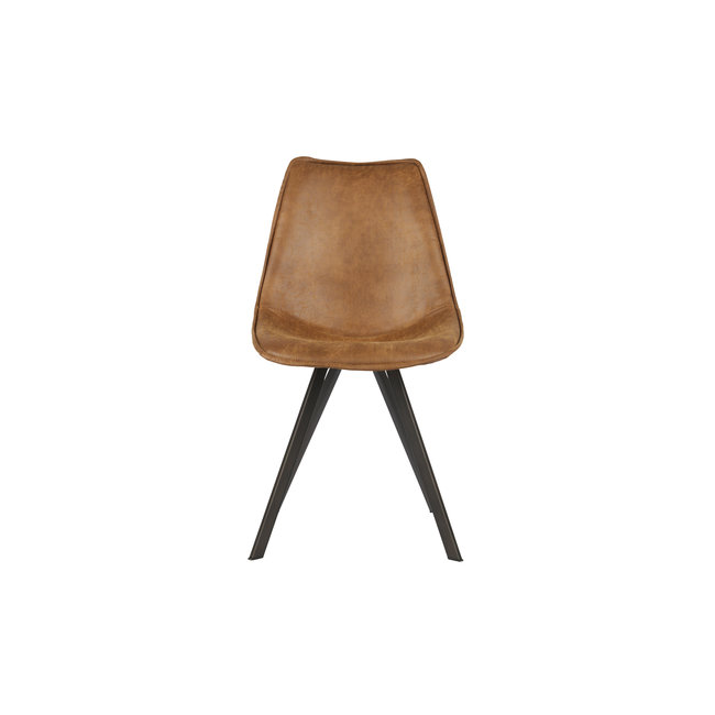 Woood Set van 2 - Swen Eetkamerstoel Cognac