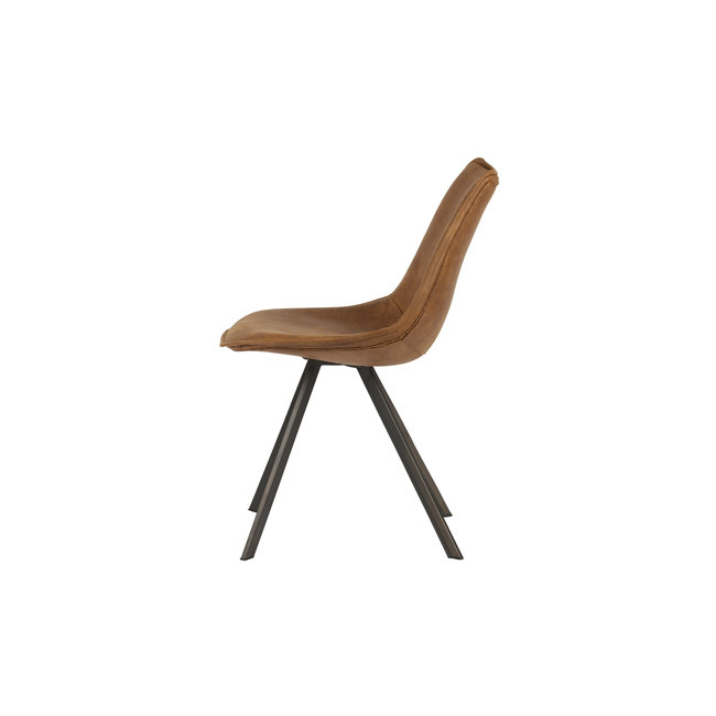 Woood Set van 2 - Swen Eetkamerstoel Cognac