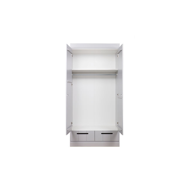 Woood Connect - 2 Drs + Lade - Strokendeur Betongrijs [fsc]