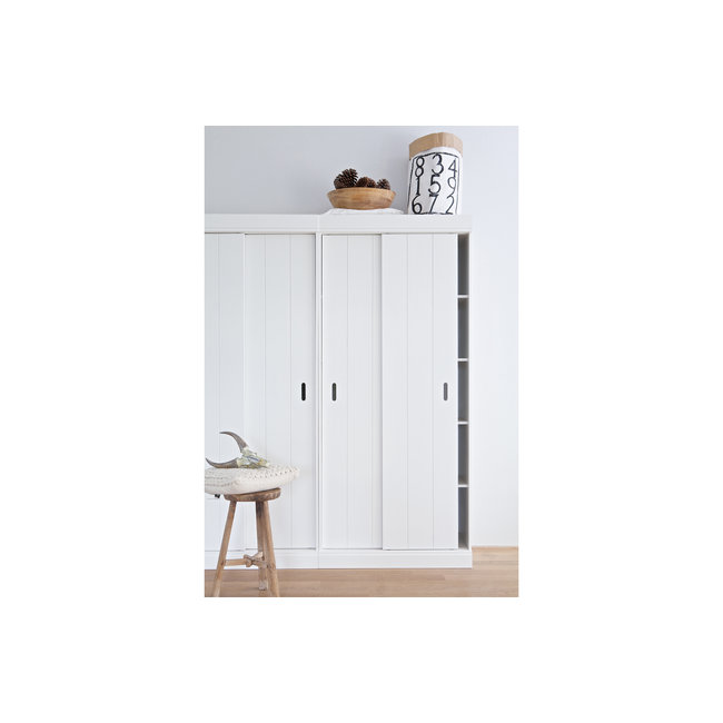 Woood Row Plankenkast Met Schuifdeuren [fsc]