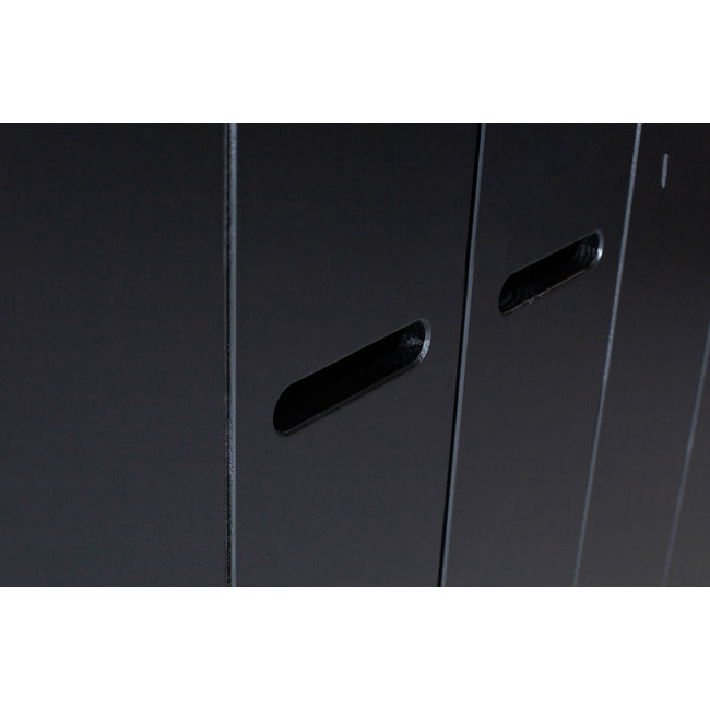 Woood Connect - 3 Drs + Lade - Strokendeur Zwart [fsc]