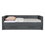 Woood Dennis Bedbank Steel Grey (excl Lade) [fsc]