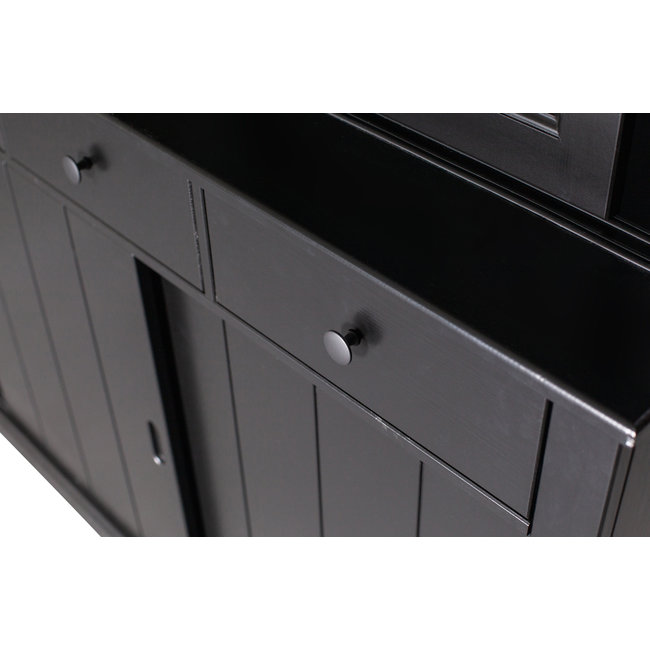 Woood Lagos Winkelkast Grenen Zwart [fsc]