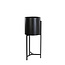 Light en Living Bloempot deco op standaard BAKSI mat zwart - 3 maten