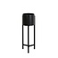 Light en Living Bloempot deco op standaard BAKSI mat zwart - 3 maten