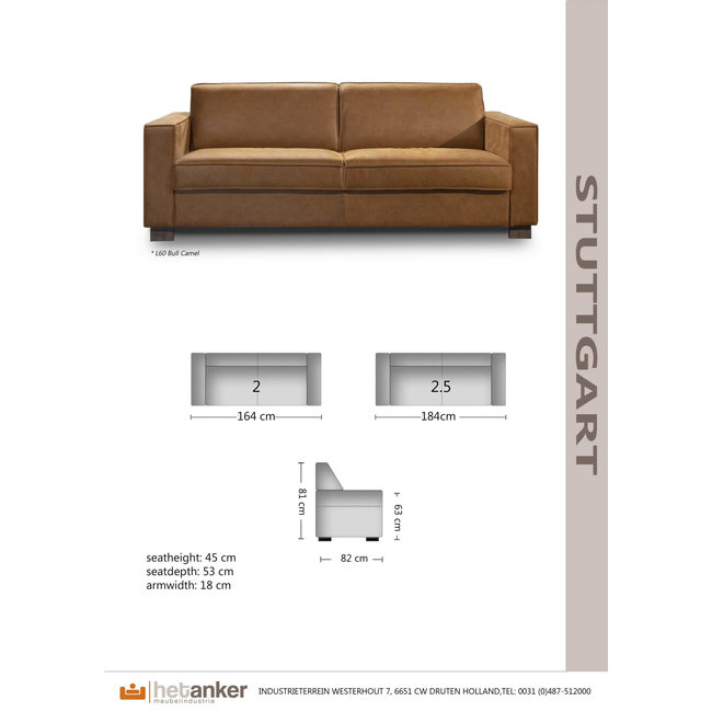 Het Anker Bank Stuttgart  - 2 of 2,5 zits