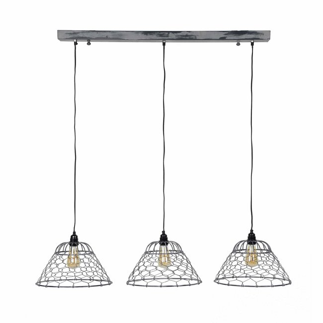 WoonStijl Hanglamp 3xØ35 gaas
