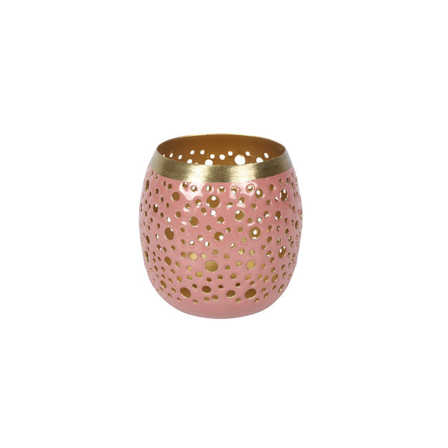 Countryfield Theelicht Anjana oud roze - Diverse afmetingen