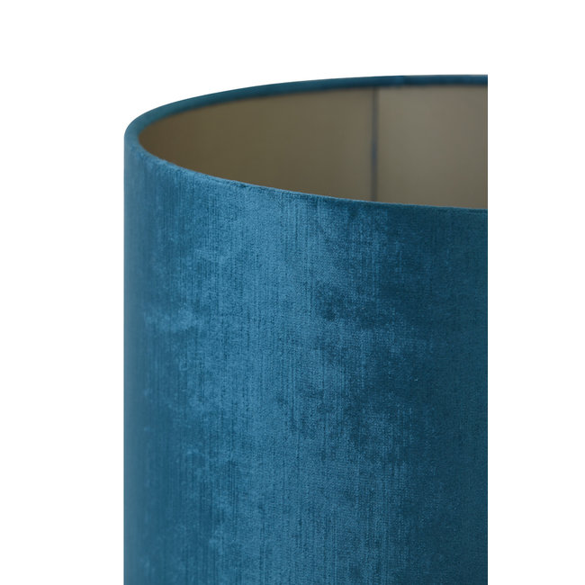 Light en Living Kap cilinder GEMSTONE Petrol - 2 maten