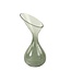 Light en Living Vaas deco Herley glas grijs groen - 2 maten