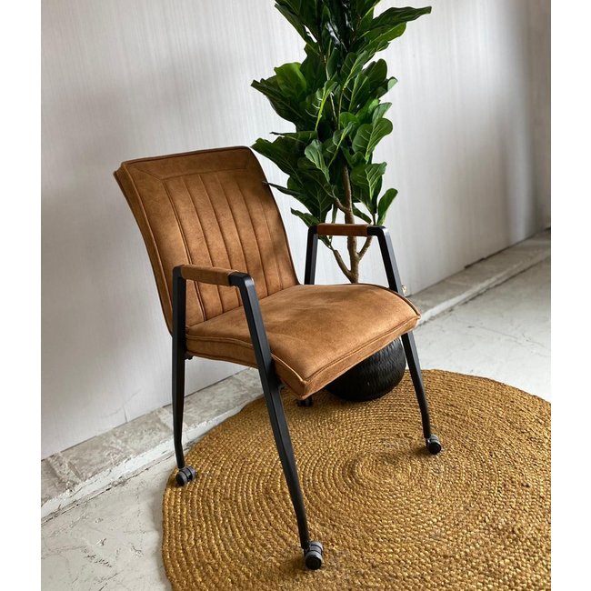 WoonMax Eettafelstoel Bally Antraciet