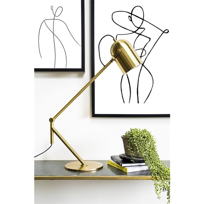 By Boo Tafellamp Sleek - Zwart of goud