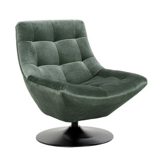 Richmond Interiors  Draaifauteuil Richelle Jade Velvet (Genova 504 Jade)