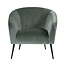 Richmond Interiors  Fauteuil Inova Jade Velvet / Black (Genova 504 Jade)