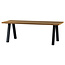 Woood Tablo Outdoor Eettafel Naturel Met A-poot Metaal [fsc]