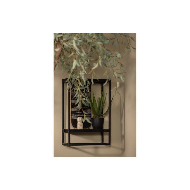 Woood Febe Wandrek Verticaal Metaal Zwart voor binnen en buiten