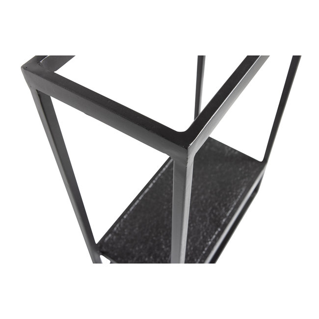 Woood Febe Wandrek Verticaal Metaal Zwart voor binnen en buiten