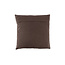 Woood Riv Kussen Fluweel Espresso 45x45cm