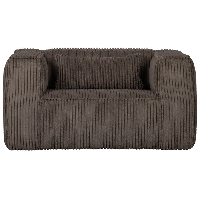 Woood Bean Fauteuil Grove Ribstof Mud