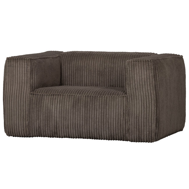 Woood Bean Fauteuil Grove Ribstof Mud