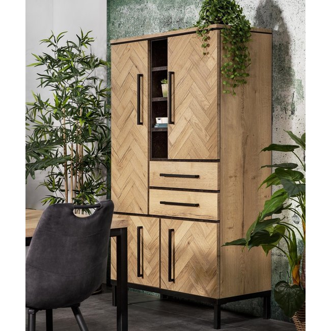 WoonMax Salontafel Floris set van 2 natur Lamulux