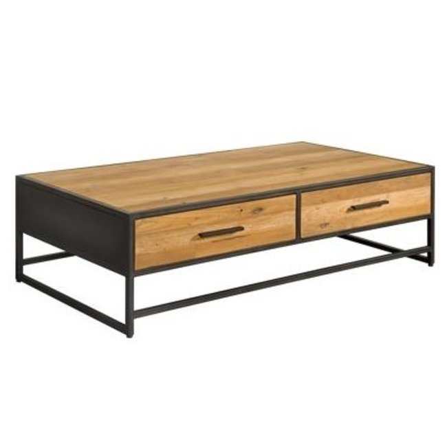 Tower Living Salontafel Felino Teak 4 lades