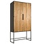 Tower Living Opbergkast Felino Teak 2 deurs - Showroommodel