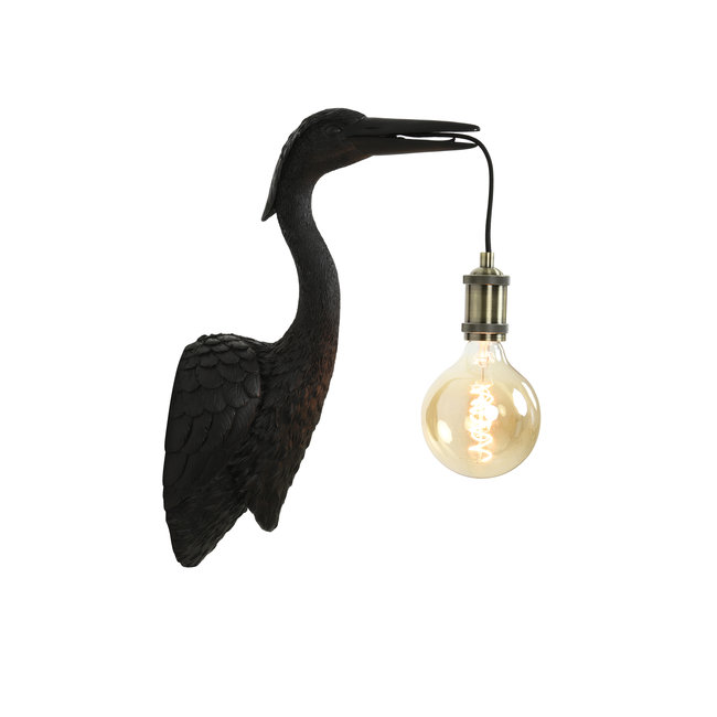 Light & Living Wandlamp Kraanvogel goud  of zwart